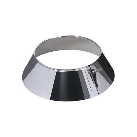 Collerette solin inox 150TZ jt RAL 9019 - POUJOULAT - 20150193 noir (1/2)