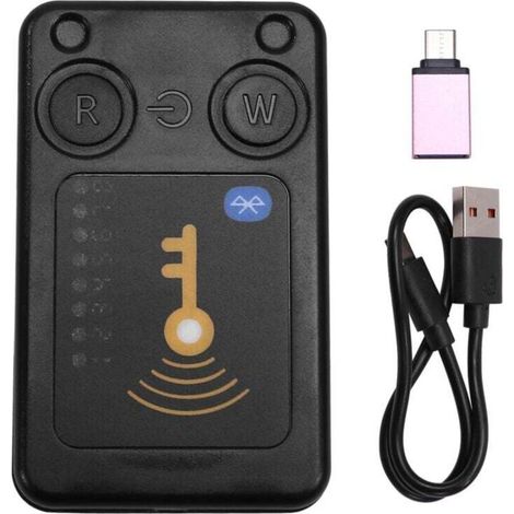 Lecteur de Puce Intelligent RFID ISO14443 Détection Clé EM125KHZ IC 13,56 MHz Décodage Badge Émulateur Support Carte Clone
