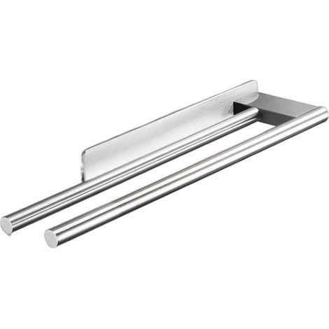 Portasciugamani - Portasciugamani - Portasciugamani da bagno - Montaggio senza foratura / Autoadesivo - Portasciugamani da cucina - Portasciugamani da bagno - Barra portasciugamani - Portasciugamani - (1/4)