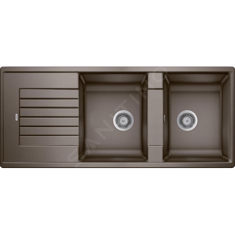 Blanco Zia 8 - Évier en silgranite, 1160x500 mm, café 515602 (1/2)