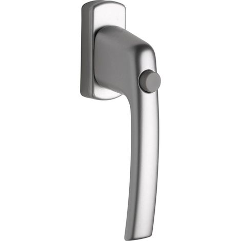 Maniglia per finestra Harmony Bottone IR-CUT Maco, perno quadro 7 x 35 mm, rosetta 28 x 63, argento anodizzato, 1 pezzi, 102202033