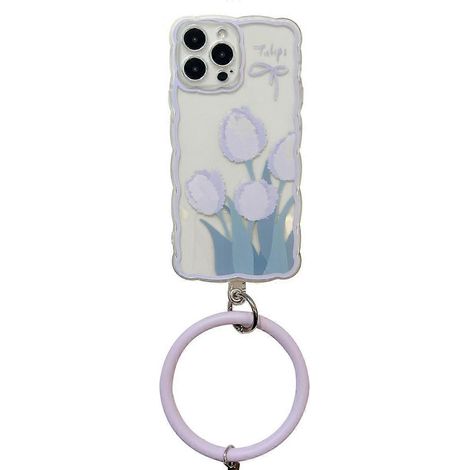Étui pour iPhone 12 Pro Max avec dragonne amovible en silicone liquide et protection souple antichoc. (1/5)