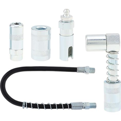 Kit de Buses pour Lubrifiant Spray - Kit Tuyau pour Pulvérisateur de Graisse avec - Équipement Acier au Carbone pour Entretien Véhicules Débutants Auto Réparation (1/5)