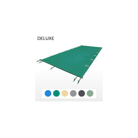 Copertura barre 4 stagioni DELUXE 580gmq per piscina rettangolare 9x4m