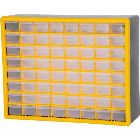 Wandorganizer Strend Pro SBx3045-G, 64 Schubladen