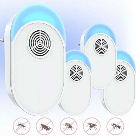 Ultrason Souris, Répulsif Ultrasons V3 • Appareil Anti Souris, Rats, Rongeurs, Loirs • Anti Rongeur • Alternative Efficace aux Pièges à Souris ou au Raticide • Labellisé CE (4 unités), Ensoleillé