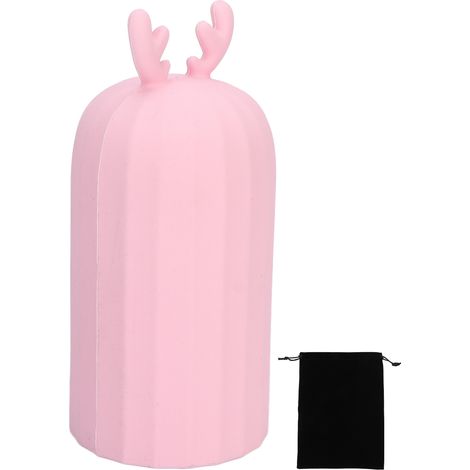 Bouillotte Eau Chaude Froide Forme Mignonne Silicone Doux Réutilisable Chaufferette Micro-ondes Mains 500ml Rose (1/5)