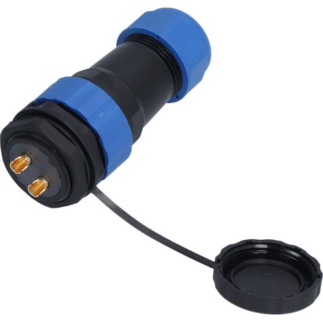 Écrou de serrage étanche IP68 pour prise électrique avion 380V 45A, connecteur à 2 broches SP282 pour câble (1/5)