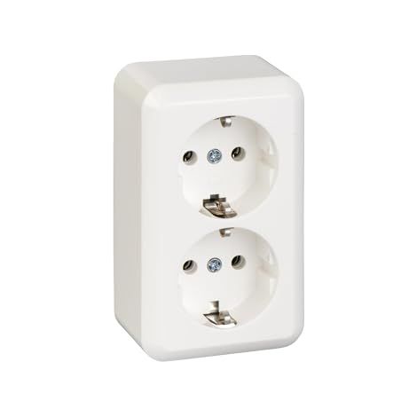 Schneider Electric 395404 toma de corriente Tipo F Blanco