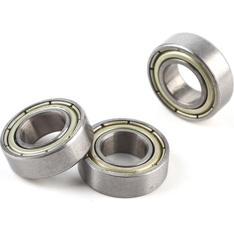 10 Stück 688ZZ Miniatur-Kugellager, doppelt abgedichtet, Metall, 8 x 16 x 5 mm (1/5)