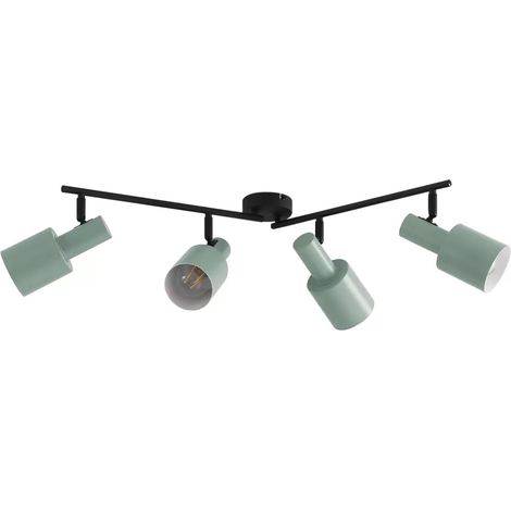 [GEBRAUCHT] B-Ware Lindby Deckenstrahler Ovelia, grün/schwarz lang Deckenlampe Strahler Lampe 571 (1/2)