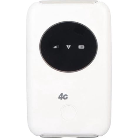 Routeur WiFi 5G portable - Point d'accès mobile - Vitesse de 300 Mbps - Blanc - Modem - Connexion jusqu'à 10 appareils - Format compact (1/5)