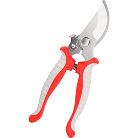 Ciseaux de jardin Professionnel Sharp Bypass Sécateur Coupe-arbres Sécateur Tondeuse à main pour ciseaux à bec de jardin,rouge (1/5)