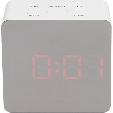 Horloge Murale LED Carrée avec Capteur de Température Automatique pour Salon Chambre Bureau (TS-S70-R) (1/5)