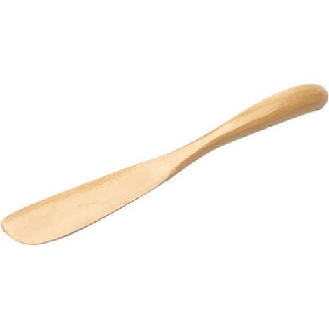 Racloir en bois de 14 cm, coupe-pizza en bois, spatule à beurre, coupe-pain, usage domestique (1/4)