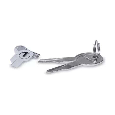F-Tronic 7220086 Türschloss für Kleinverteiler Türschloss Aluminium Silber 1 St. (1/2)