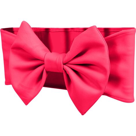 Housse De Dos De Chaise - Élastique Sans Boucle - Nœud Papillon Épais - Pour Chaises De Banquet Et À Manger - Rouge De Noël - 1 Pièce (1/5)
