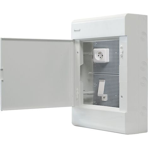 Coffret électrique SRn-24/BM multimédia en saillie blanc IP40 Elektroplast (1/2)