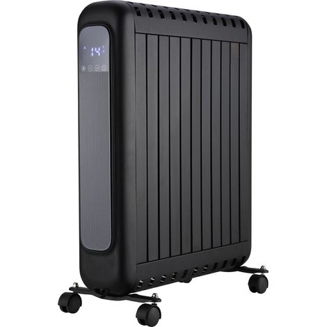 Convector digital Rointe Style portátil de bajo consumo 1000 - 2000W color negro