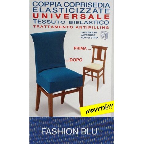 COPRISEDIA ELASTICIZZATO NEW YORK INTERO FASHION BLU