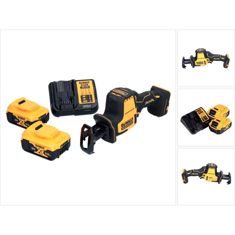 DeWalt DCS 369 P2 Scie sabre sans fil Scie réversible Brushless 18V + 2x Batteries 5,0Ah + Chargeur (1/5)