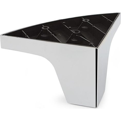 pata escuad plastico betula 150x150 h100 cromo no es pintada. recubierta lamina cromo. (1/2)