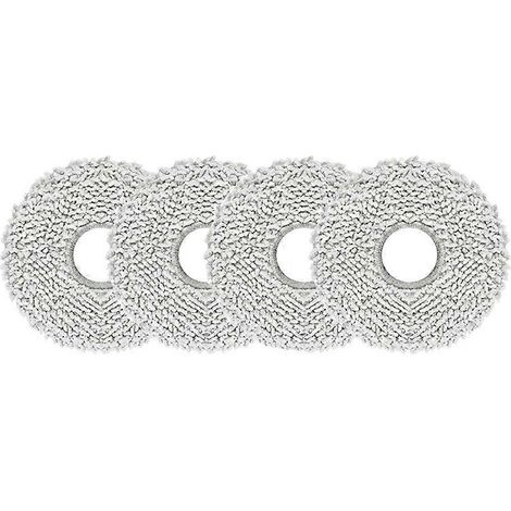 Set mit 4 waschbaren Reinigungstüchern für X20 Pro/X20 Saugroboter – Ersatzteile