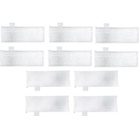 Lingettes pour balai vapeur Dupray, lingettes réutilisables pour nettoyeur vapeur multi-surfaces, lot de 10. (1/5)