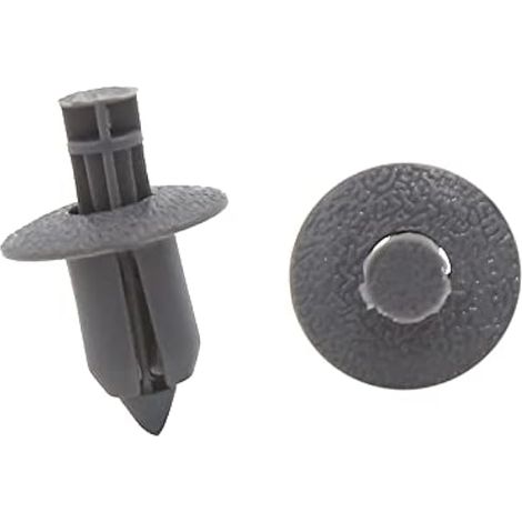 A Pousser Rivet 8mm Fixation Pare-chocs Goupille Clip Plastique Noir (Ensemble de 30) (1/4)