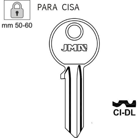 JMA CI DL Blankoschlüssel für CISA, Packung mit 50 Stück.