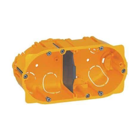 Box 60mm p/t regips 60mm 142x 40mm yellow Batibox 080042