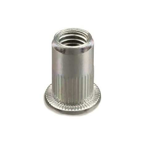 Ecrou Noyé Aluminium tête Plate - Longueur: 13 - diametrefiletage: M5 - Diamètre: 5
