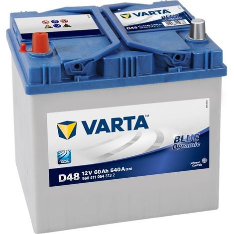 Batterie de démarrage Varta Blue Dynamic D23R D48 12V 60Ah / 540A