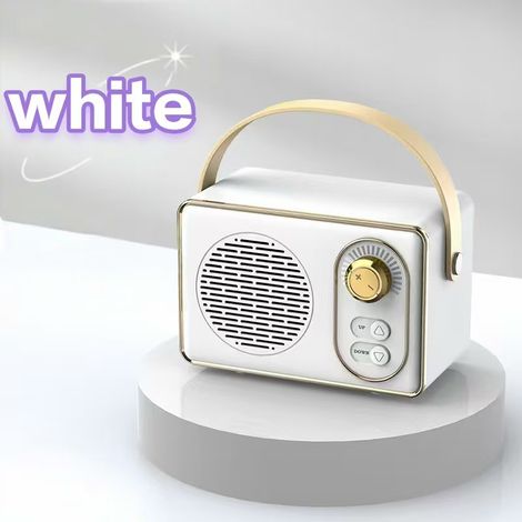 Altavoz Bluetooth de estilo retro vintage con entrada AUX y soporte USB - Ideal para regalos - OTROS (1/5)