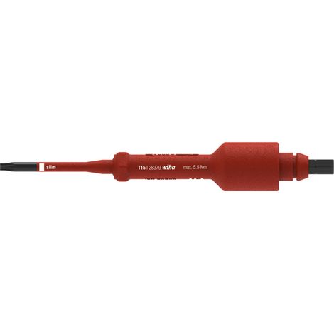 Wiha Wechselklinge electric TORX® für Drehmoment-Schraubendreher mit Quergriff electric T15 (38931) (1/2)