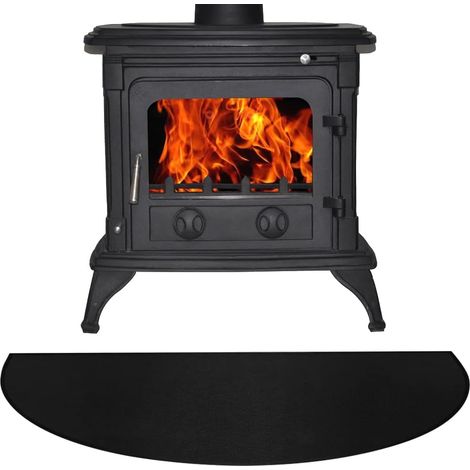 Tapis De Cheminée, 107 x 61cm Tapis Anti Feu, Tapis de Cheminée Ignifuge, Tapis Ignifuge Devant de Cheminee, Tapis Ignifuge, Tapis de Protection pour Le Foyer de Cheminée, Poêle, Barbecue (1/5)