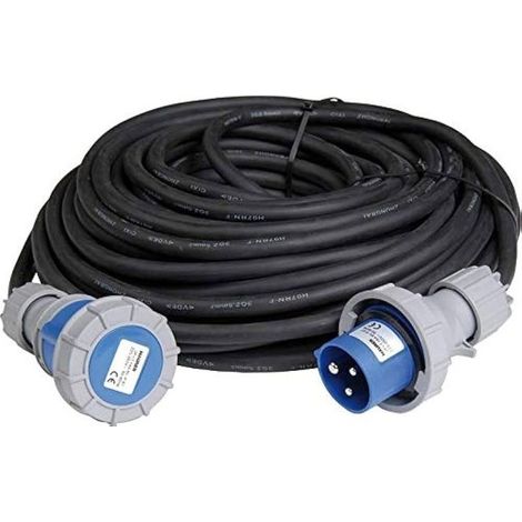 VB Electric VB-PR220-30-67 Prolunga Industriale 30 metri 2P+T 16A 230V IP67 Cavo H07RN-F 3Gx2,5 mm colore Blu