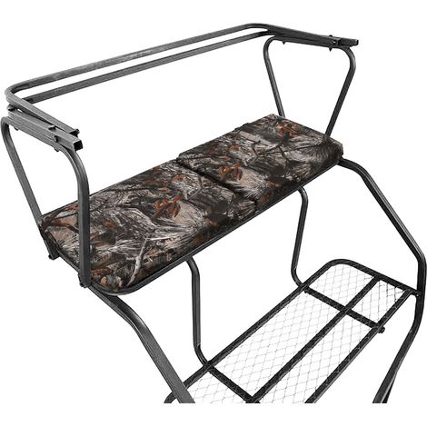Assise Pliable Imperméable pour Poste d'Observation de Camping avec Camouflage Pine (1/5)