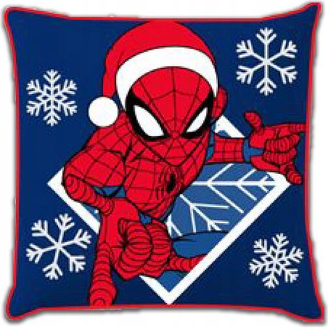Federa per cuscino 40x40 Spiderman Natale in velluto