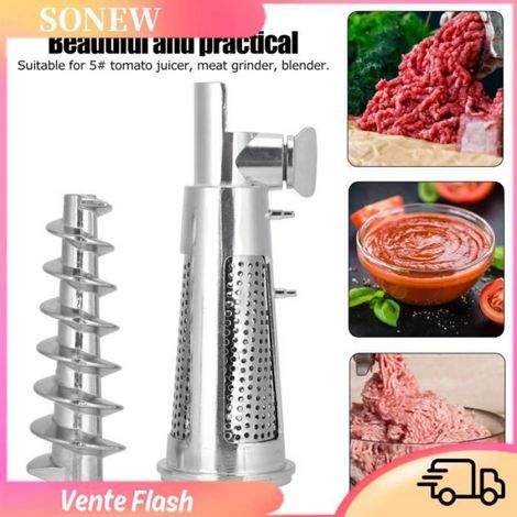 Presse-agrumes à tomates, hachoir à viande, passoire à tomates, arbre à vis, manchon de filtre, accessoires de déflecteur pour (1/4)