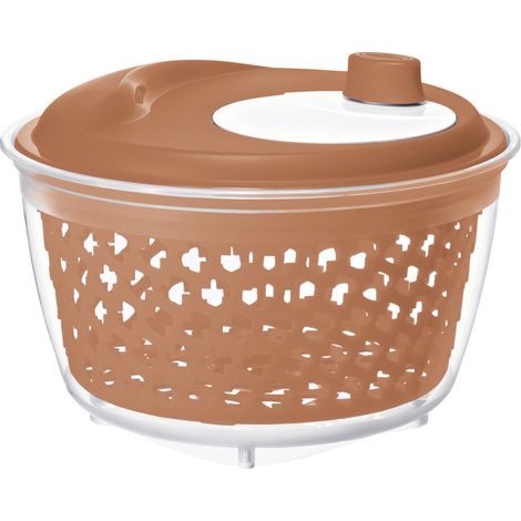 Rotho Salatschleuder Fresh 4,5 L coral clay