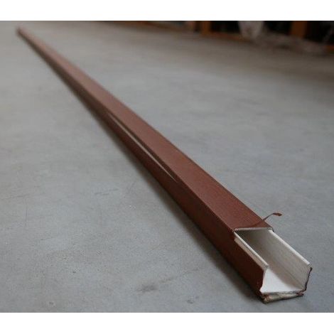 Moulure 30x20mm finition bois Bouleau (au mètre) avec couvercle fixation adhesive
