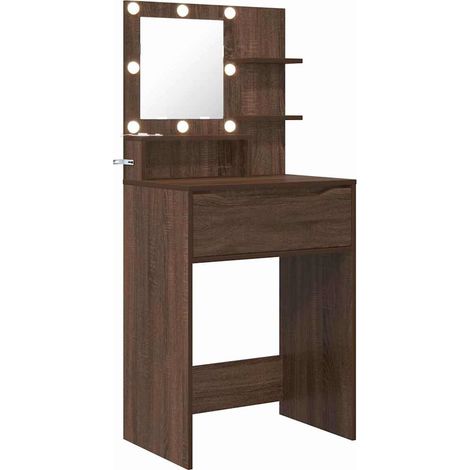 Maison Exclusive - Tavoli da Trucco per Camera da Letto Rovere Marrone