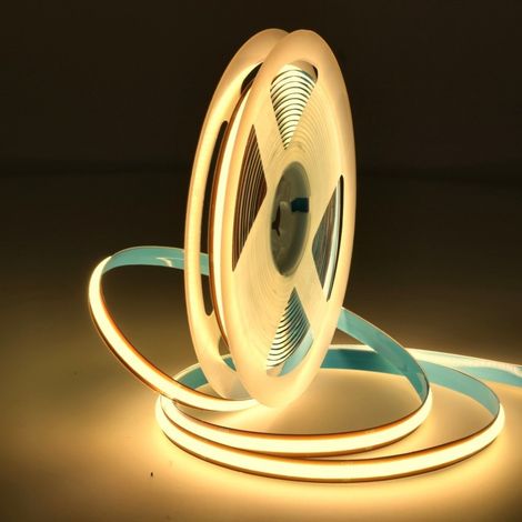 Jandei - Tira LED Cob 24V 3000K Corte Libre 10W m 100lum W 528 LED m IP20 (1/5)