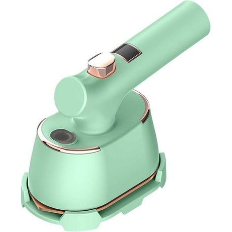 Défroisseur vapeur pliable, fer à repasser portable pratique pour la maison et les voyages, grand format vert (1/5)