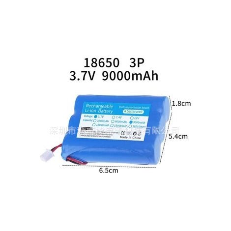 3.7V 9000mAh 18650 lithium battery suitable for remote control car parts battery packs (1/2)
