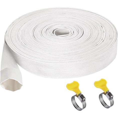 Industrial Hose 25 mm 1 Inch Water Hose Backflow Irrigation Fire Hose Length 10 m Fire Hose for Submersible Pumps or Dirty Water Pumps (1/5)