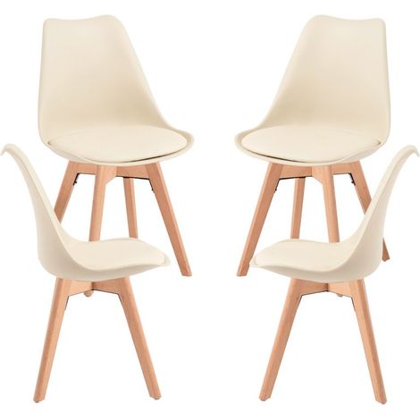 Packs Sillas Comedor - Pack 4 Sillas Synk Basic - Mousse Limón