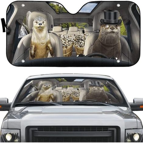 Jack Russell Pare-soleil pour pare-brise de voiture pliable chien