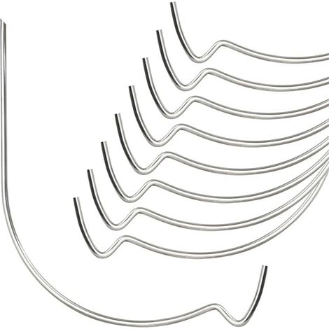 Set di 20 ganci per cartongesso in acciaio inossidabile per kit di appendere quadri a parete (1/4)